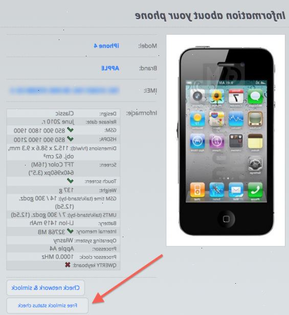 Hur du kontrollera om din iPhone är upplåst. Få ditt IMEI-nummer.