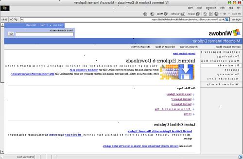 Hur man installerar Internet Explorer på Mac med winebottler. Ladda winebottler paketet.
