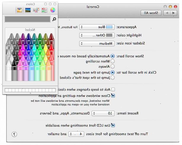 Så ställer skrivbordet färg i Mac OS X Lion. Klicka på "Apple"-menyn på din mac.