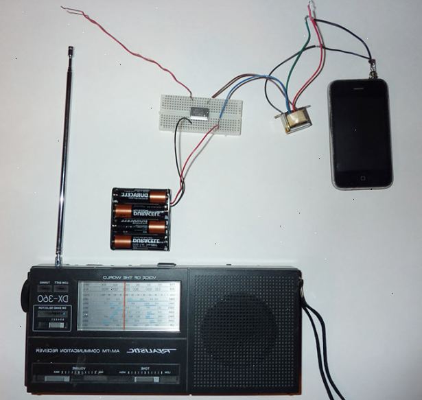 Hur man bygger en radiosändare som kan överföra ljud. Bestäm behöver.