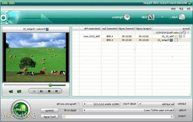 Hur man använder Wondershare Pocket DVD Ripper. Rippa dina DVD-filer från DVD-ROM-enhet genom att klicka på "öppna dvd". Rippa skyddade DVD-skivor är olagligt (om du inte har egen rätt på dvd).