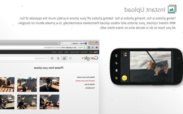 Hur ladda upp bilder i Google+. I ditt flöde, klicka på ikonen Kamera i aktien rutan.