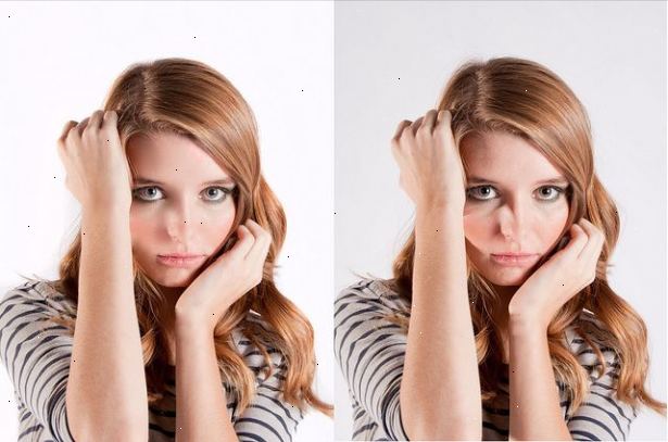 Hur man använder photoshop retuschera ansikts bilder. För att starta, bli av de uppenbara skavanker.