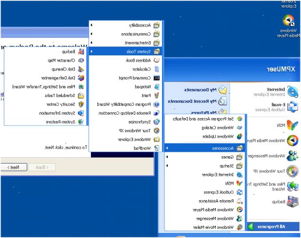 Hur man gör en säkerhetskopia på Windows XP. För att använda den inbyggda i Windows XP backup verktyg, följ instruktionerna.