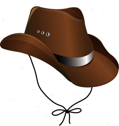 Hur man drar en cowboyhatt i Adobe Illustrator CS3. Skapa ett dokument som mäter 800 x 800 pixlar.