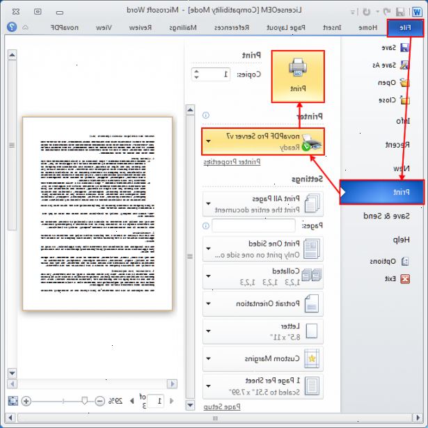 Hur konvertera ett Word-dokument till PDF-format. Öppna den fil som du vill spara.