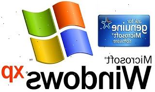 Hur man gör Windows XP äkta forever. Klicka på start välj kör.