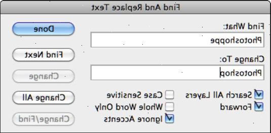 Hur att ersätta text i Adobe Photoshop. Skapa en tom duk där du vill ersätta din text.