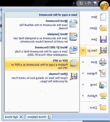 Hur du använder Microsoft Office Word 2007. Låt oss börja med verktygsfältet.