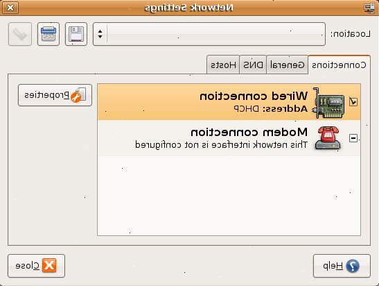 Hur du ställer in ett nätverk i ubuntu. Öppna nätverksanslutningar att inrätta nätverksinställningar i Ubuntu.