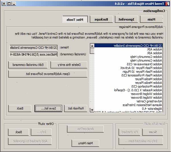 Hur du tar bort programvara som inte anges under Lägg till / ta bort program i Windows XP. Ordet "hide" i posten hudar som ansökan från Add / Remove Programs dialogrutan.