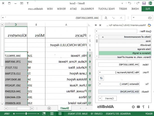 Hur konvertera mätningar lätt i Microsoft Excel. Öppna Microsoft Excel-programmet.