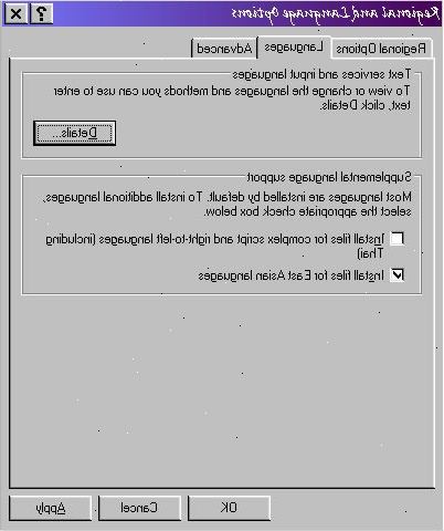 Hur man installerar östasiatiska språk stöd för Windows XP. Sätt i Windows XP Service Pack 2 i CD-enheten.