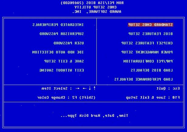 Inaktivera BIOS-minnet alternativ. Välj att starta om systemet genom att plocka lämpligt kommando i startmenyn.