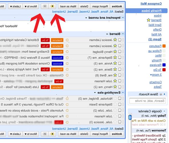 Hur du använder Gmail Prioriterad inkorg. Hålla pekaren över inkorgen i menyn finns på vänster sida av din gmail skärmen.