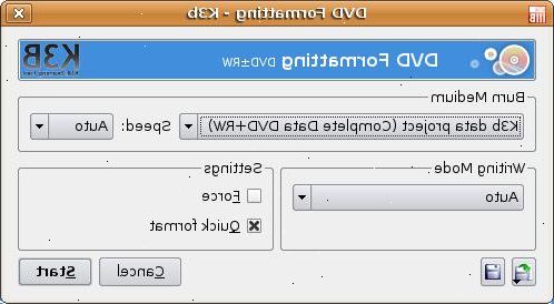 Hur formaterar DVD RW. Radera och formatera om en DVD-RW-skivan.