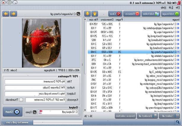 Hur konvertera PDF till GIF. Sök i PDF tills du hittar en bild som du vill konvertera till GIF förlängning.