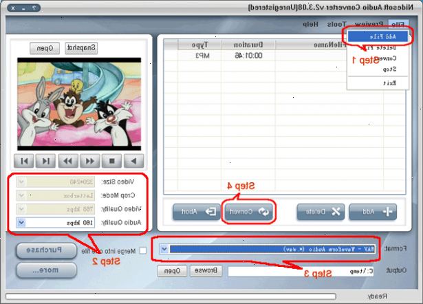 Hur konvertera en WAV-fil till en mp3-fil. Sök efter en gratis online-fil omvandlare.