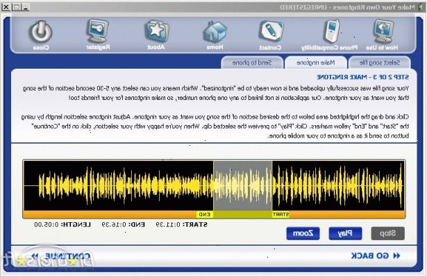 Hur du gör din egen ringsignal. Välj den fil du vill använda för din ringsignal.