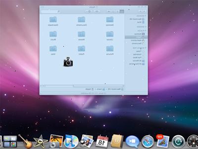 Hur du tar en skärmdump i Mac OS X. Klicka och dra musen för att markera det område du vill ta en bild av.