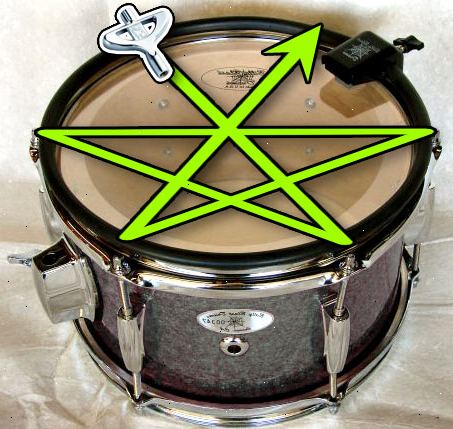Hur du ställa dina trummor. Stäng av dina snaror, det bör finnas en spak på sidan av trumman där du kan göra det.