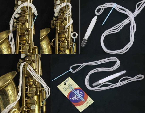 Hur att rengöra en saxofon. Kontrollera och rengör knappsatser.