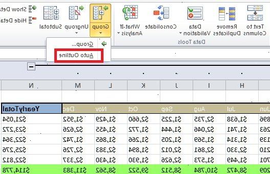 Hur gruppen och disposition Excel-data. Öppna filen som du vill arbeta med.